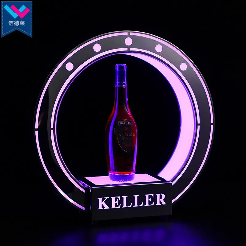 Rechargeable Bar Night Light Led Wine Bottle Presenter Champagne Bottle  Glow Champagne Cocktail Display Rack For Ktv Night Club - Buy Cocktail  Display Rack,Glow Champagne Display Rack,Champagne Bottle