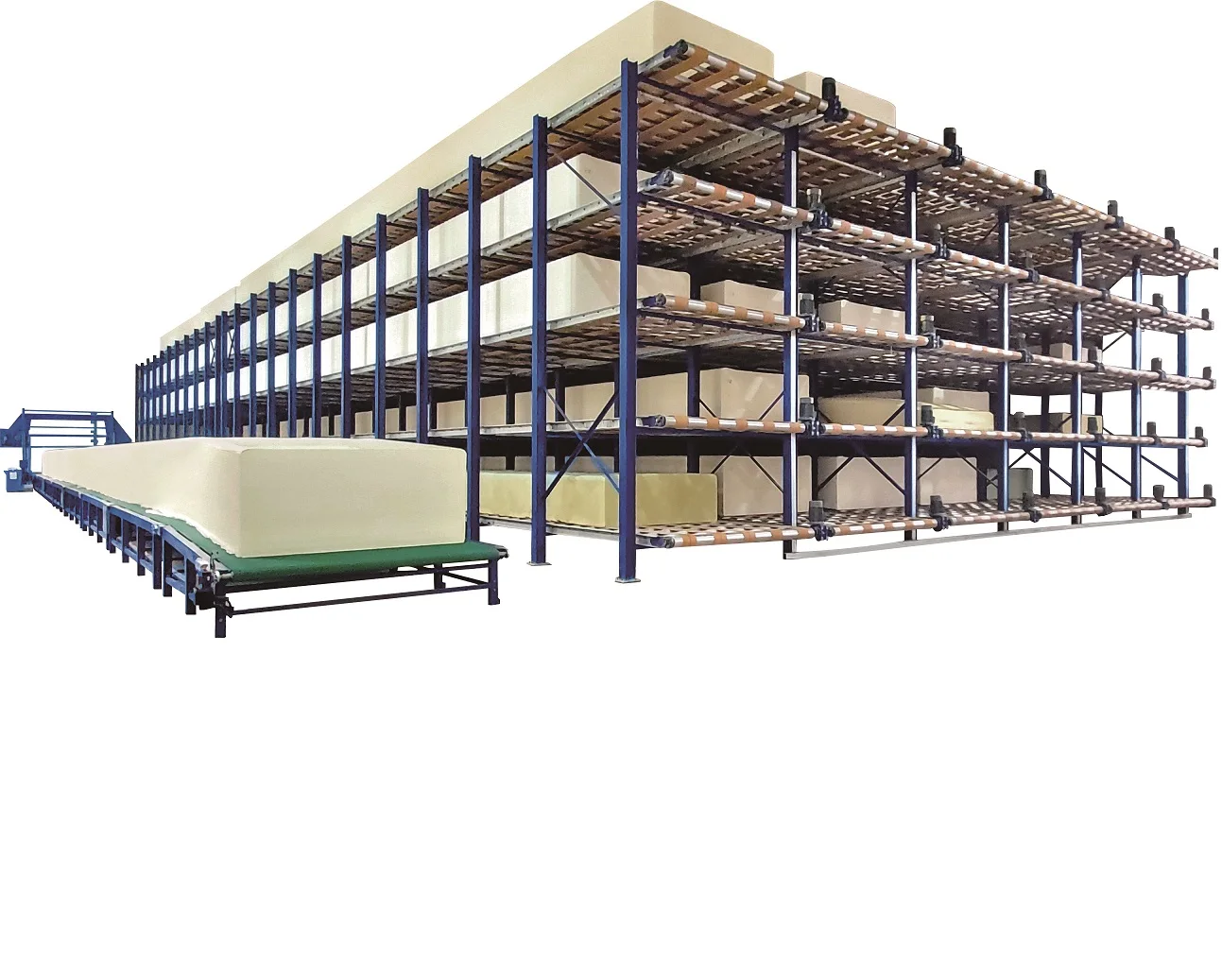 Storage Rack With Foam Foam Block Rack Storage System - Efficient & Reliable