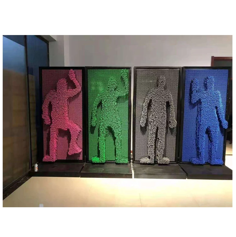 3Dプラスチックピンアート彫刻 - エコフレンドリー・カスタマイズ可能