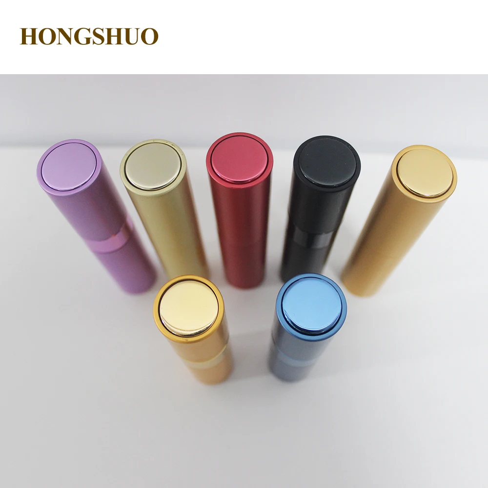 Customizable 5ml Flip Top Perfume Bottle Durable Aluminium Silicone