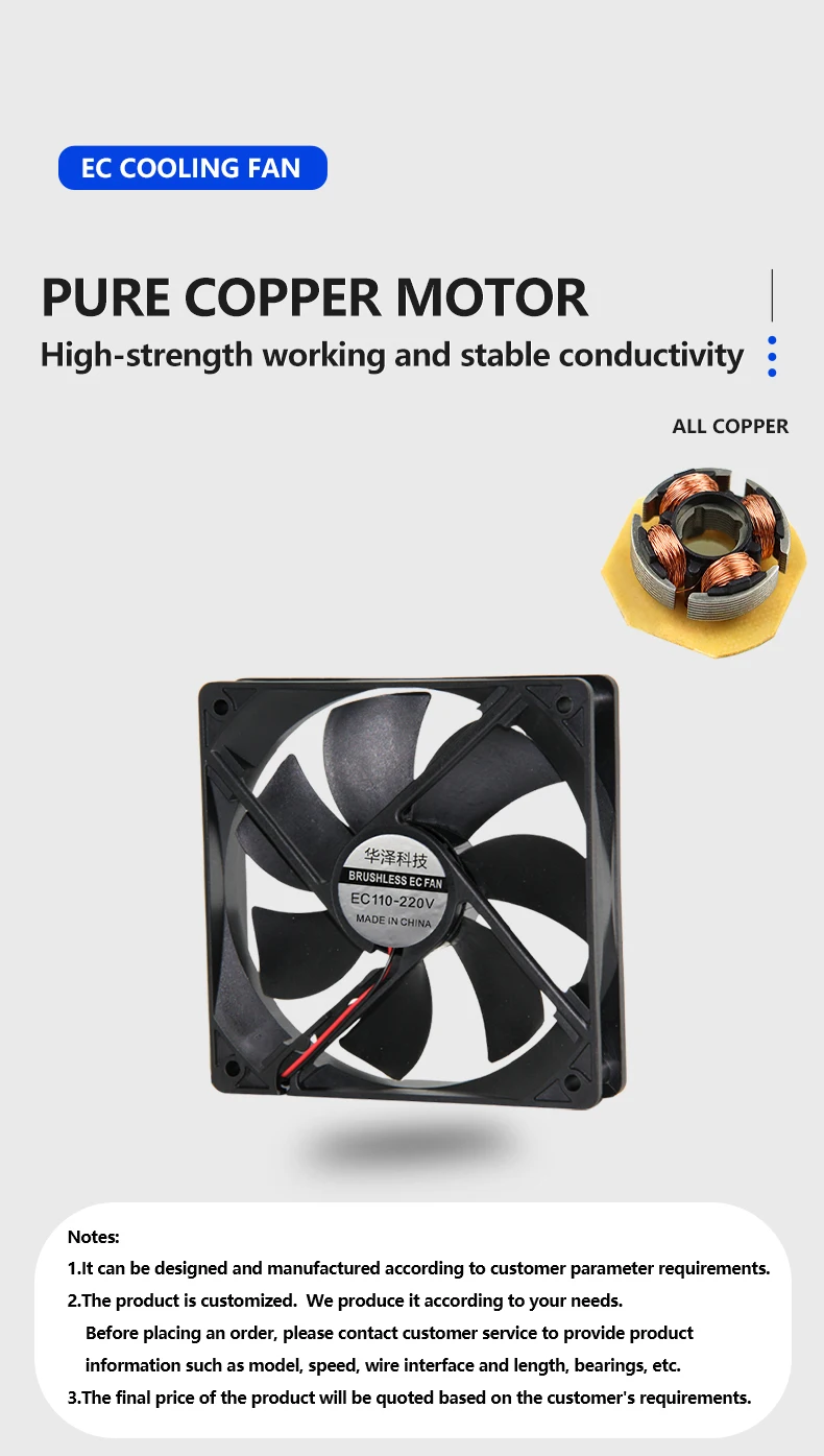 Fan, 1225, 110V, 220V, Axial - detail 6