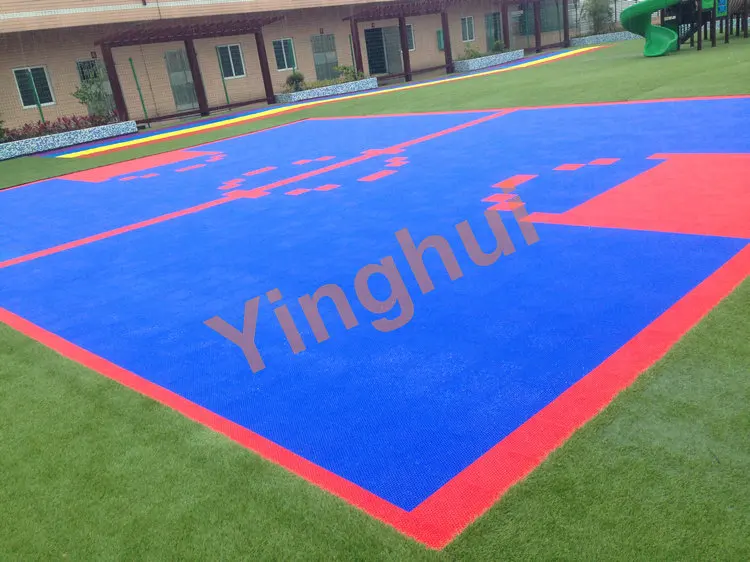 Grass Protection Floor Interlock Artificial Turf And Sports Flooring For Football Field
