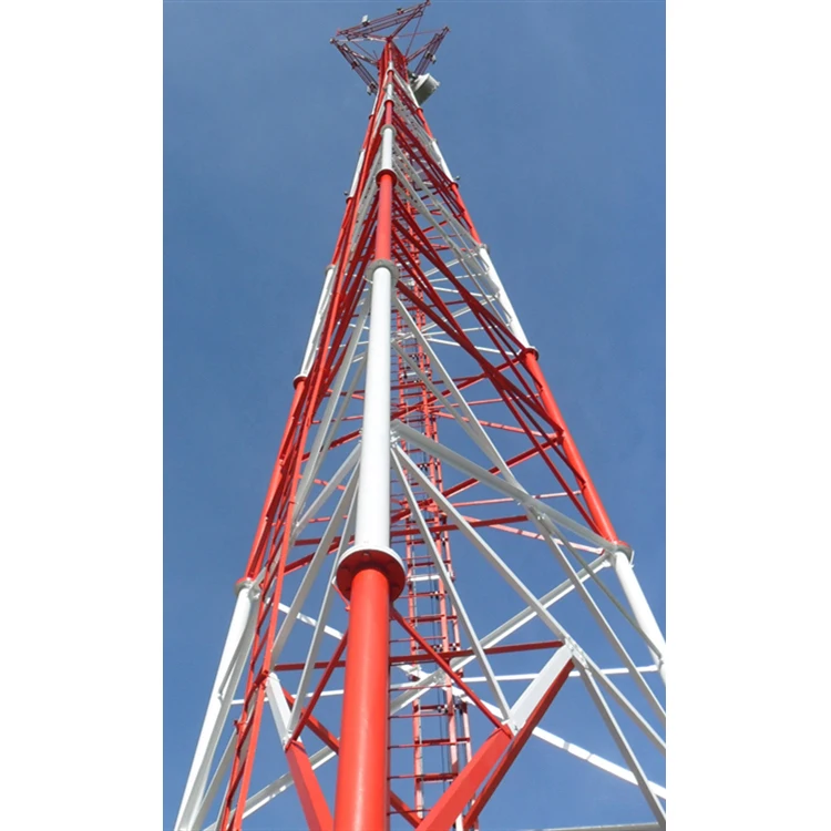 Price Telecom Tubular Self Supporting HDG 3 Legged Steel Lattice Tower
