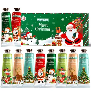 Calantha 10 Pieces Christmas-exclusive Hand Cream Natural Ingredients Scent Intense Hydration Gentle Soothing Anti-Aging