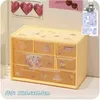 Six-compartment storage box [Nordic Yellow]
