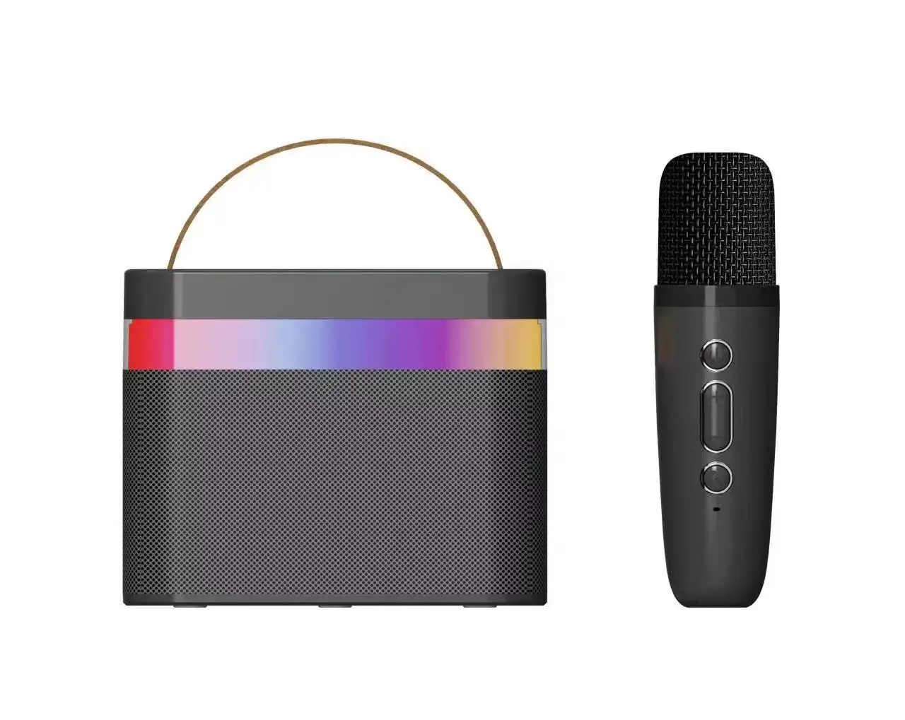 Мини портативный динамик для улицы мини-Колонка вечеринки бас HIFI BT с микрофоном Домашняя Беспроводная колонка