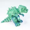 15cm silk blue green