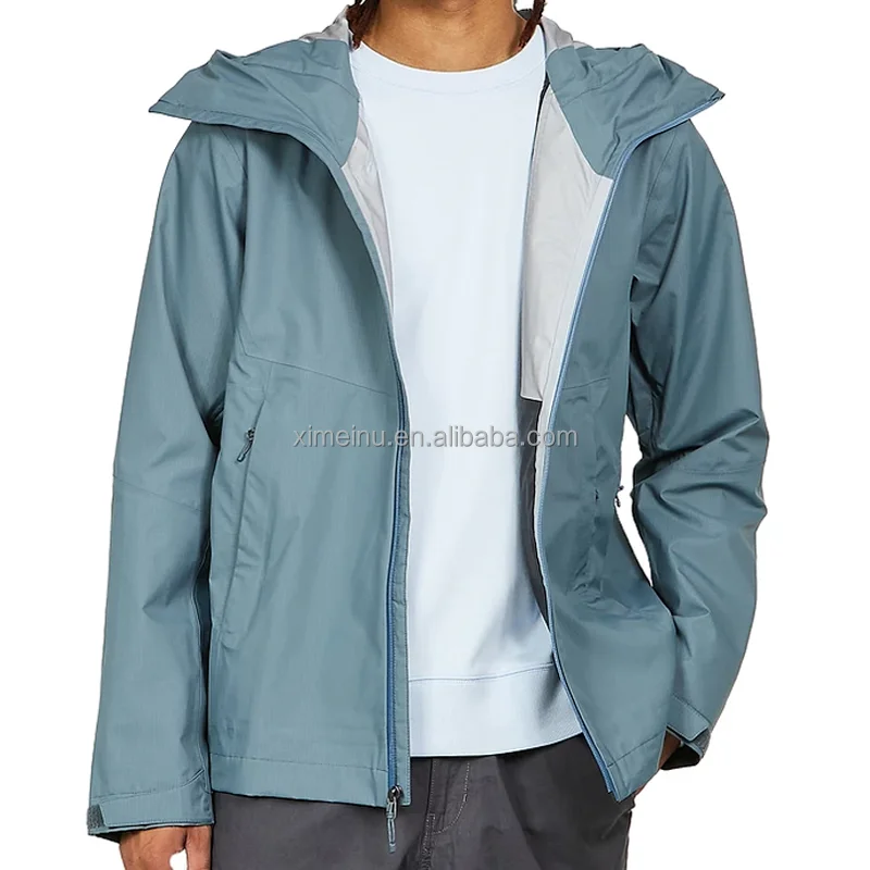 Custom Outdoor Men's Wind Breaker Windproof Jackets Hiking Waterproof