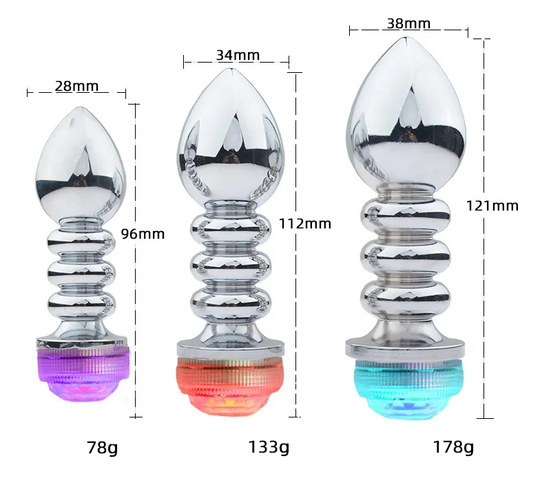 anal plug beleuchtet Rotation Heizung Dildo Vibrator G Punkt Sex Spielzeug... Von 16,69 €