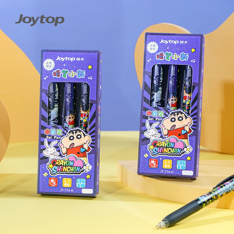 Joytop Crayon Shinchan Gel Pen Set - Cute & Smooth Writing