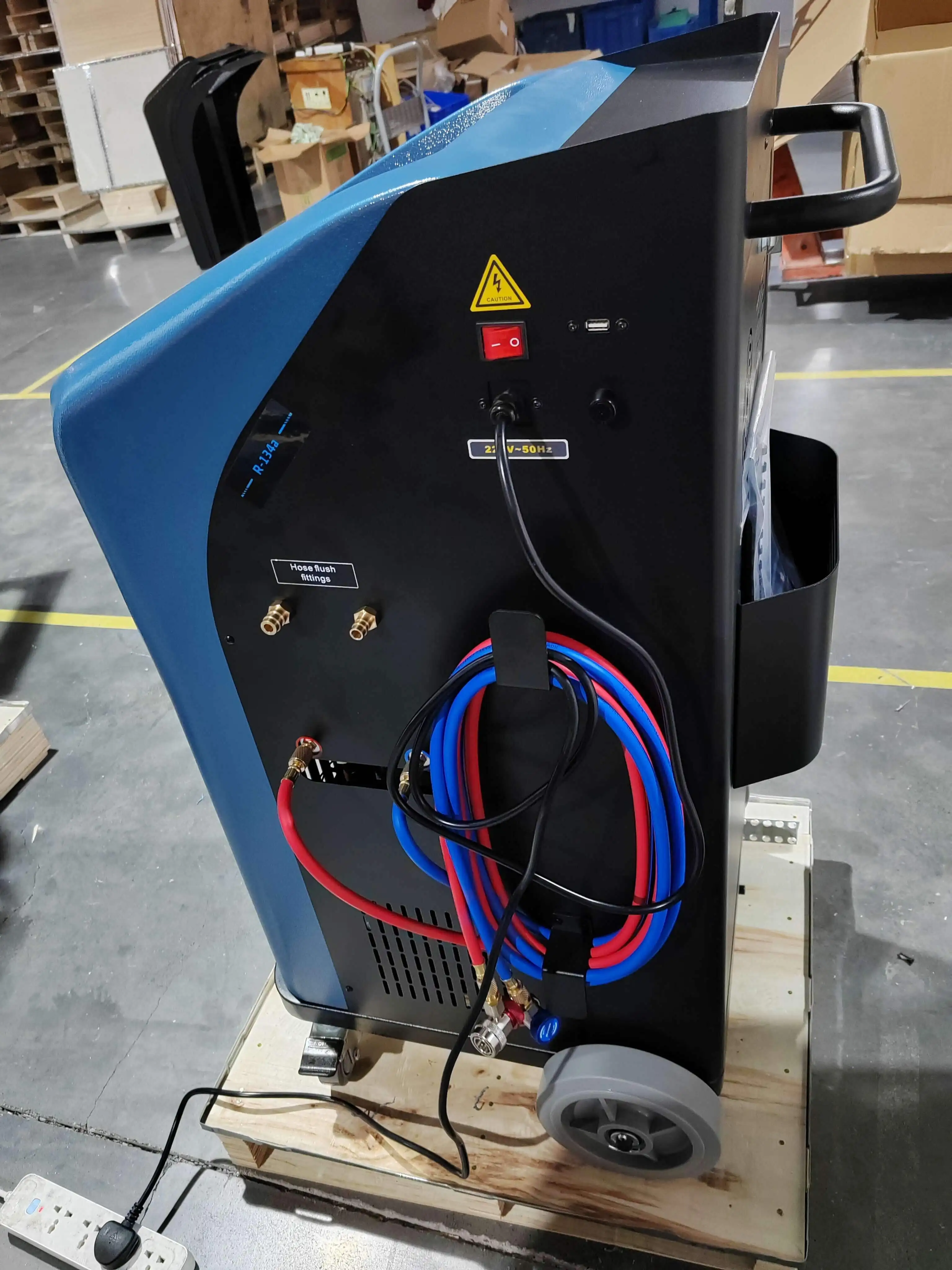 RCC-9A+ Fully Automatic Refrigerant Recovery and Recycling Machine Flush(Unidirectional and Bidirectional) Factory Price
