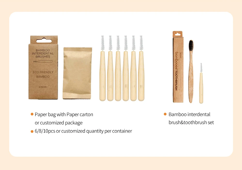 Wholesale Vegan Biodegradable Eco Friendly Teeth Bamboo Dental Flosser