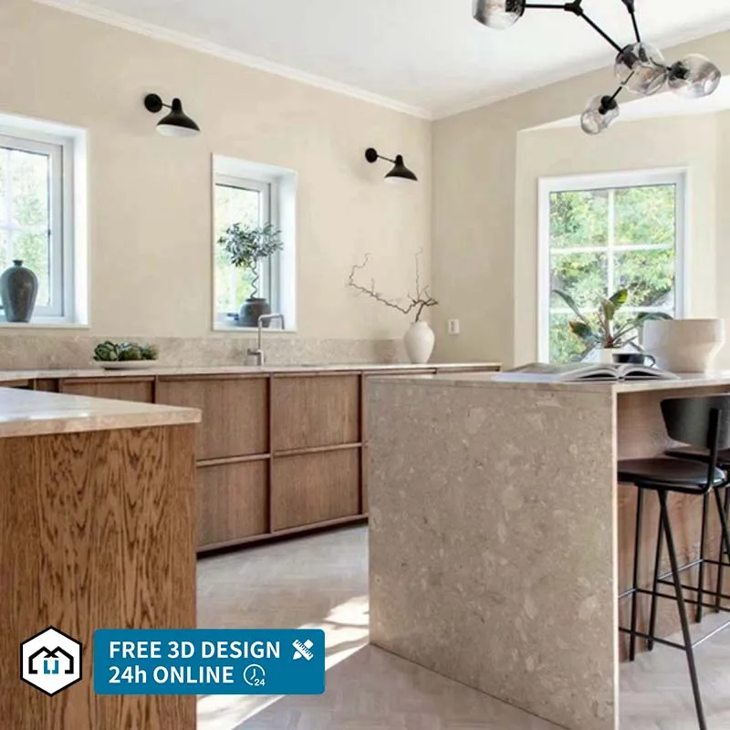 Cheap Price Kitchen For Home Improvement Matte Black Color