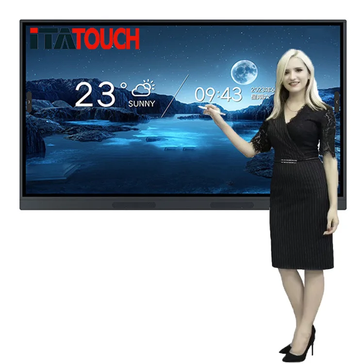 ITATOUCH  OEM ODM Smart Board  Infrared Interactive Flat Panels 65 Inch 4K Smart Class Interactive Whiteboard