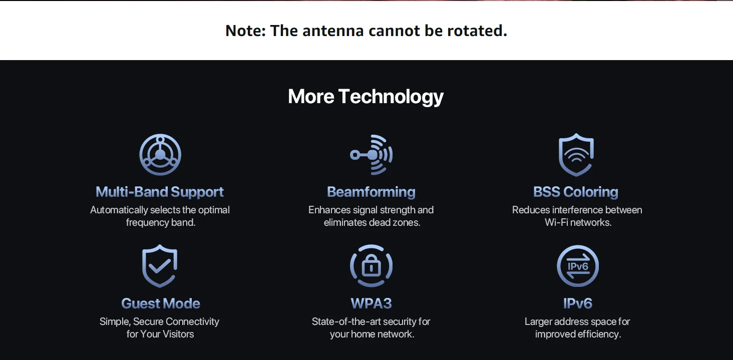 Tenda BE5100 4323Mbps Dual Band Wi-Fi 7 Router (RE6L Pro) 1x2.5G + 3x1G Ports Easy Setup Security Parental Controls
