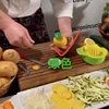 1 pièce vert/opp