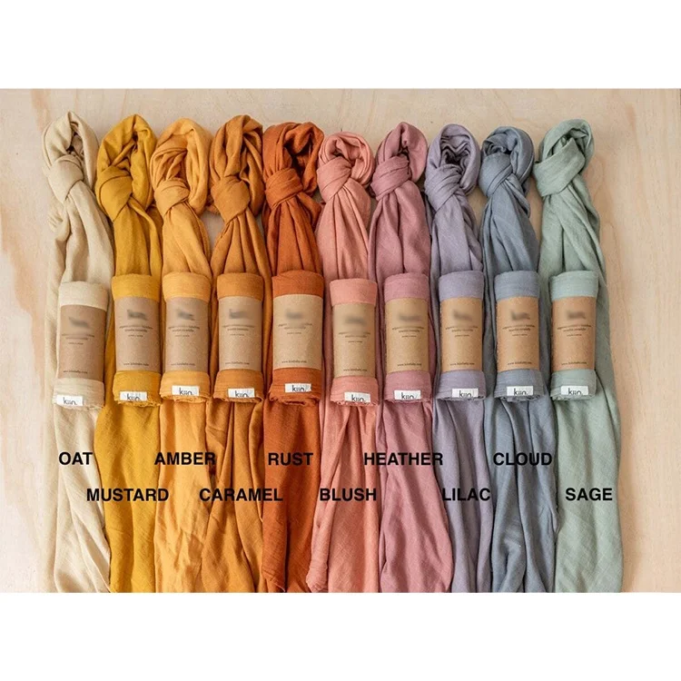 Private Label Soild Color Organic Cotton Bamboo Baby Muslin Swaddle 100% cotton kids poncho towel Jacquard Kid Towel