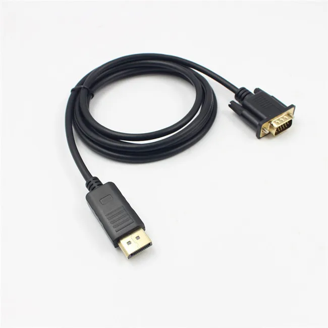Кабель адаптера DP-VGA, кабель vga с большим displayport на 1,8 м, 1080P, кабель мультимедийного displayport высокой четкости