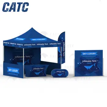 CATC Fancy Customized Printing Aluminum Tent for Branded Events Canopy Waterproof Stretch Tent for Commercial Business