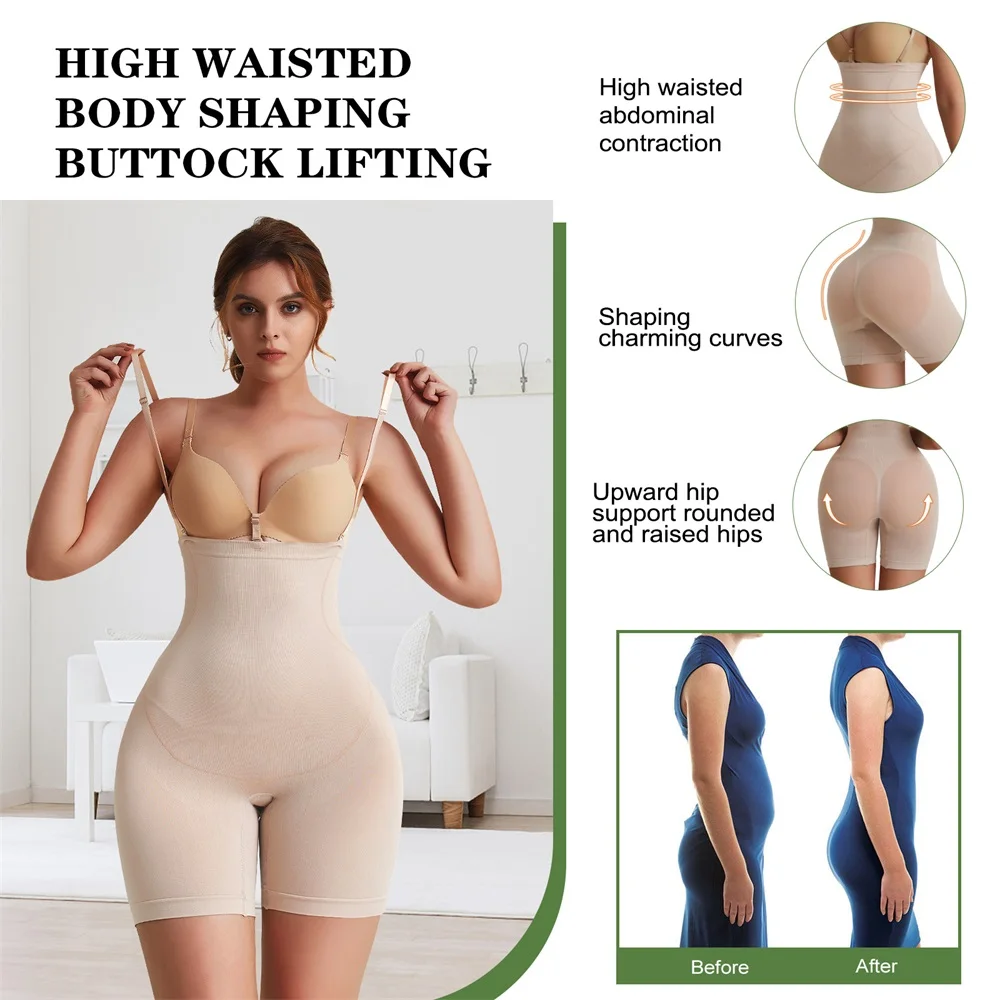 Custom Women Butt Lift Shapewear Bodysuit Sculpting Full Body Shaping Slim Tummy Control Pant Waist Trainer Shaper for Women details