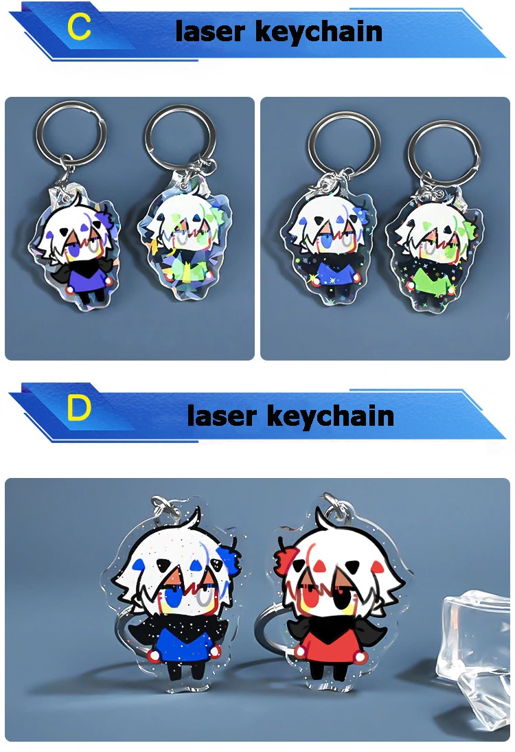 Wholesale Make Your Own Keychain Custom Logo Printed Acrylic Charms ...