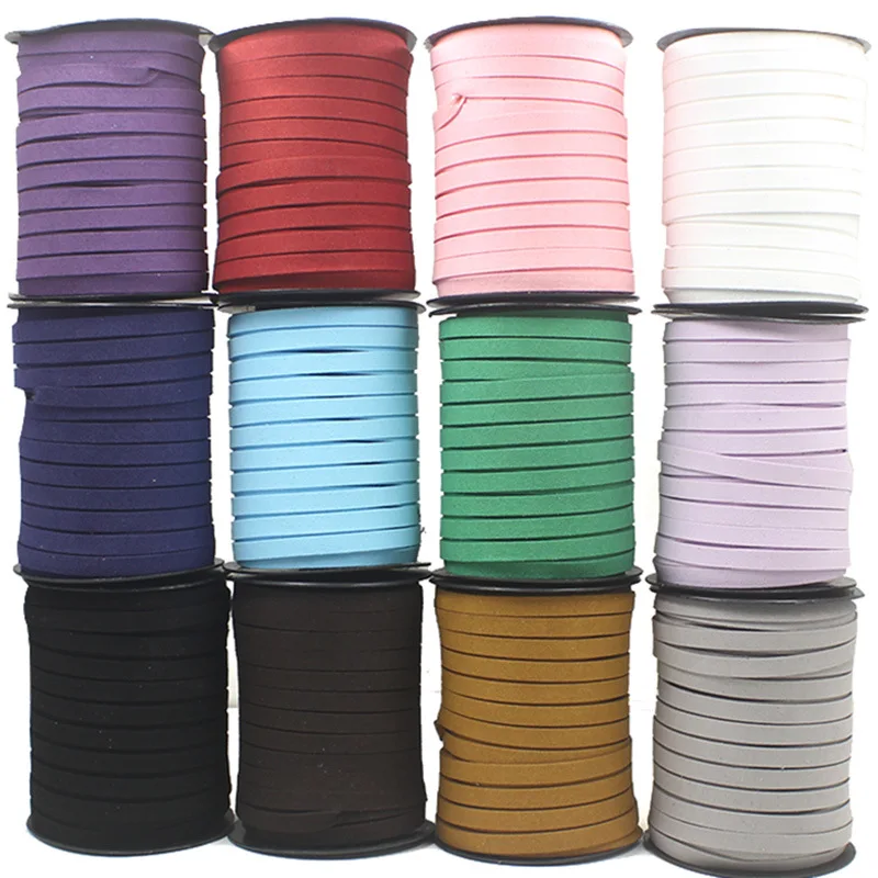 
Wholesale 8mm flat faux suede leather cord for making bracelet and necklaces 