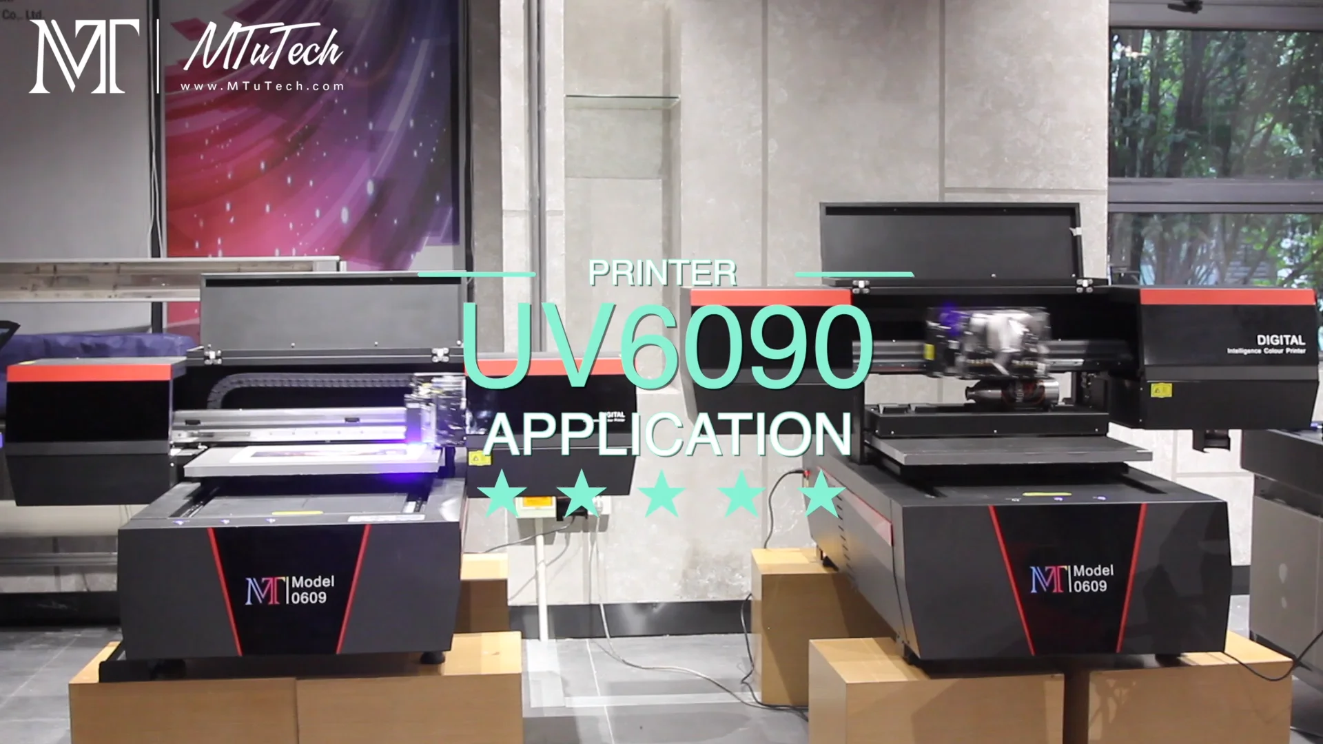 Mtutech High Quality Digital Uv Flatbed Printer 6090 Uv Oil Painting