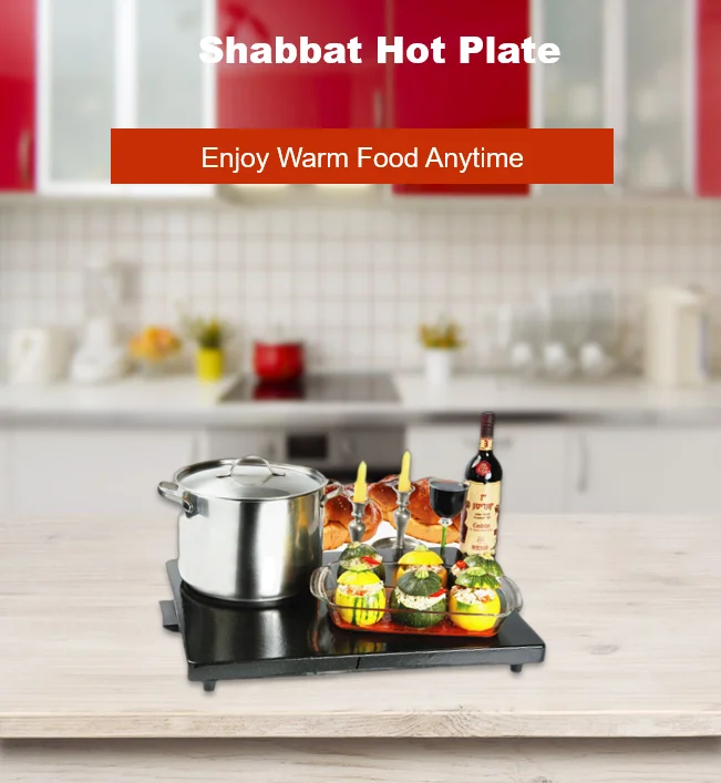 400w Electric Warming Tray Keep Food Warm Plate Shabbat Plate Heater
