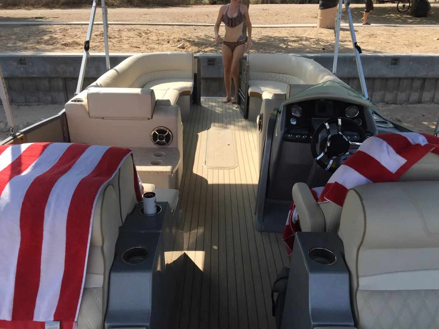 Kinocean New Arrival Floating Pontoon Boat pontoon boat seats furniture pontoon boat with motor for sale