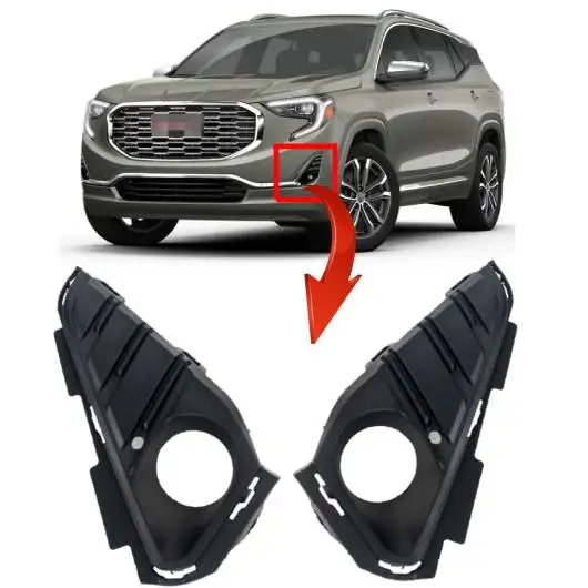 car 2pcs fog lamp cover with hole for GMC terrain 2018 2019 2020 2021