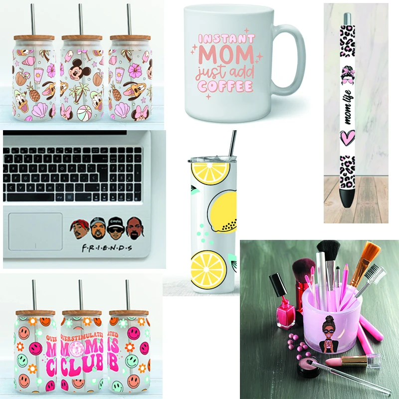 Screen Print Transfers Wholesale Christmas Designs Uv Dtf Cup Wrap