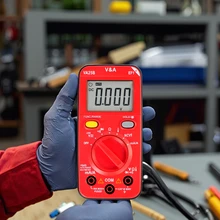 VA25B Smart Digital Multimeters with LCD Display True RMS NCV CAT III 600V Multimeter Voltage Current Resistance Type K on Sale