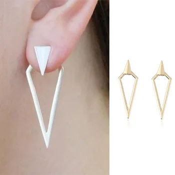 fashion Gold Triangle Earrings For Women Wholesale N91047