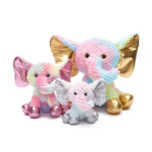 Cute Blue Elephant Plush Pillow Toy Soft Stuffed Sleeping Gift for Children Filled with PP Cotton