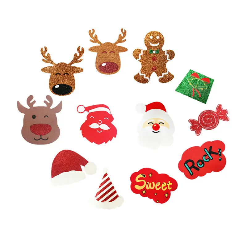5 Pairs Christmas Disposable Pasties Nipple Cover Self-Adhesive Breast Stickers
