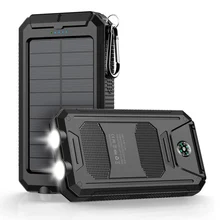 Best Selling Items Dual Usb Charger Power Supply 10000mAh Outdoor Emergency Portable Solar Power Bank
