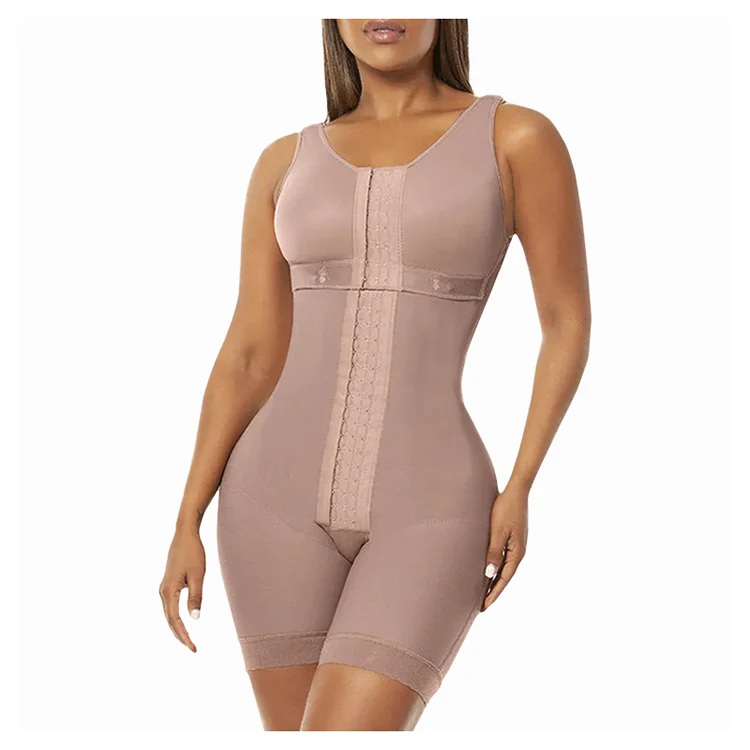 Seamless Full Body Fajas Compression Shaper Built In Bra Bbl Stage 2