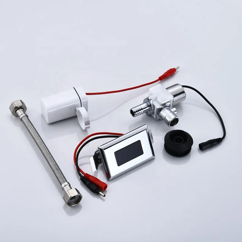 Urinoir met sensor Aloni Viora Glans Wit achteraansluiting - - Online Sanitairwinkel