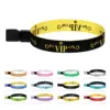Bracelet VIP coloré en polyester tissé
