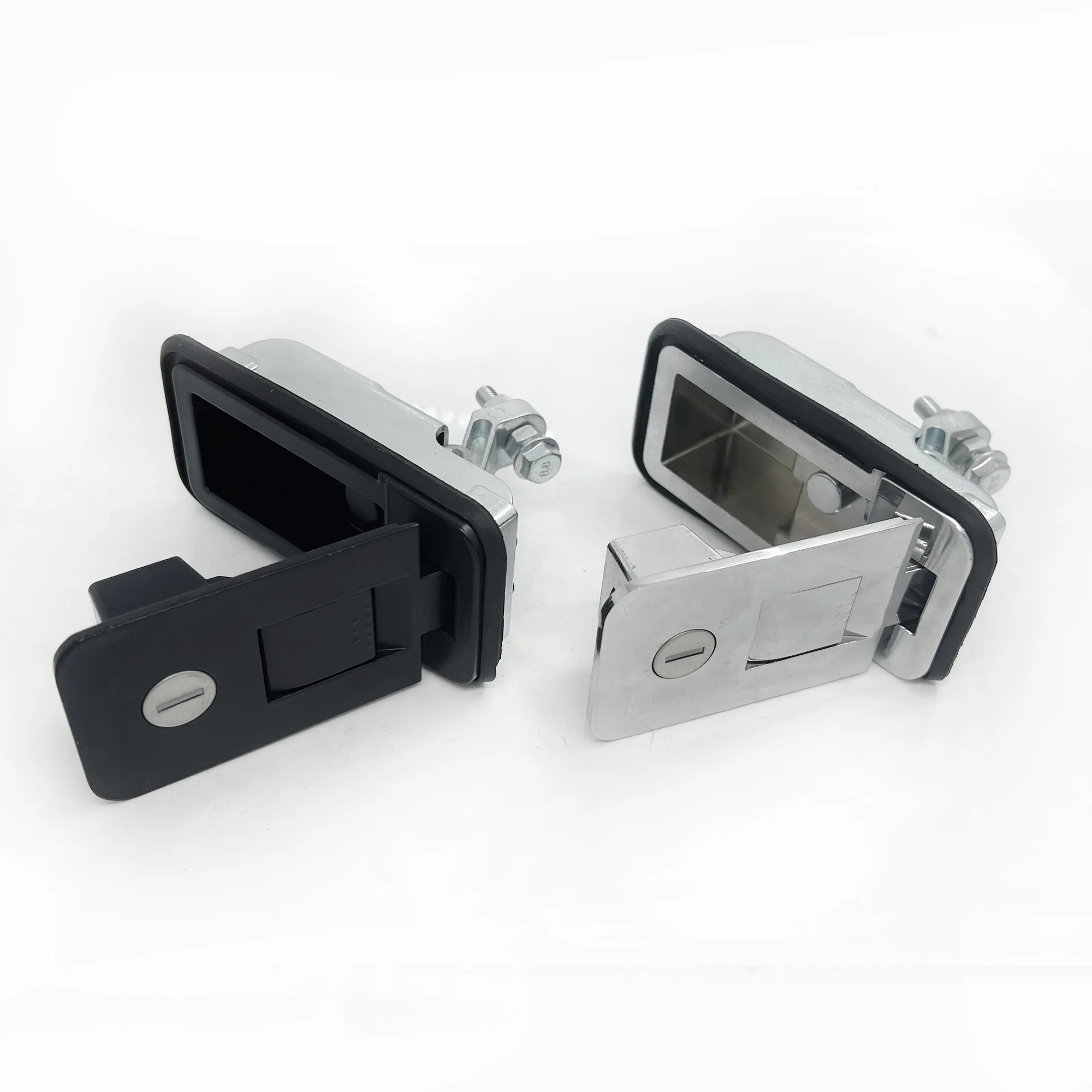 Truck Electrical Panel Trigger Latch Push Button Door Lock Zinc Alloy Compression Lever Lock Rod Control Lock factory