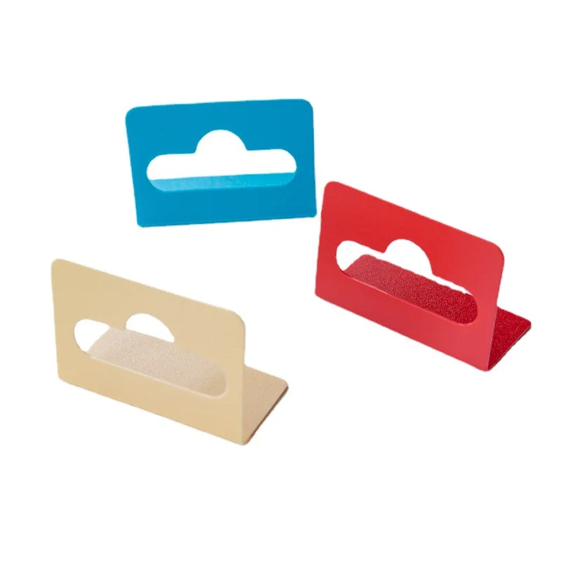 Custom Design Eco Friendly Biodegradable Disposable Cardboard Hook Adhesive Hang Tabs