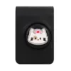 Vertical black nurse cat