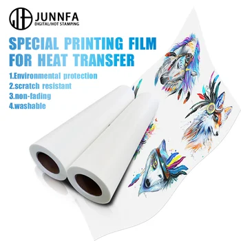 DTF Printer Custom transfer film roll digital printing 30cm 60cm x100m PET clear film transfer DTF pet film