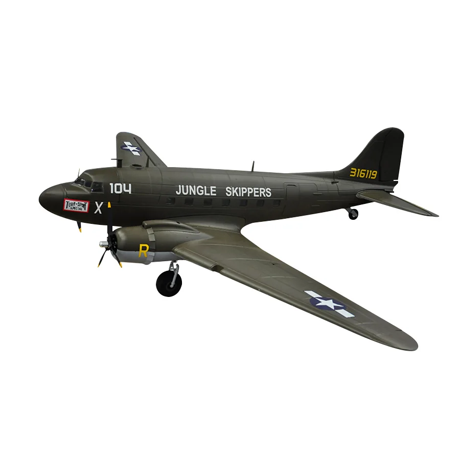 Rc Plane Airplane C47 Transport Propeller Plane Wingspan 1600mm Epo