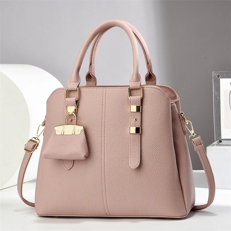 Women's 2026 New Model Large Capacity Multi-Compartment Casual Shoulder Crossbody Bag Coin Purse Light Luxury PU Zipper Single