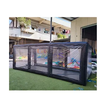 Factory Price Transparent Pvc Car Cover Inflatable Car Garage Show Tent Airtight Waterproof Car Cover for Sale