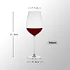 Ultra-fine rod red wine glass 740ML