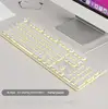 Moonlight Silver [Teclado inalámbrico de luz amarilla]