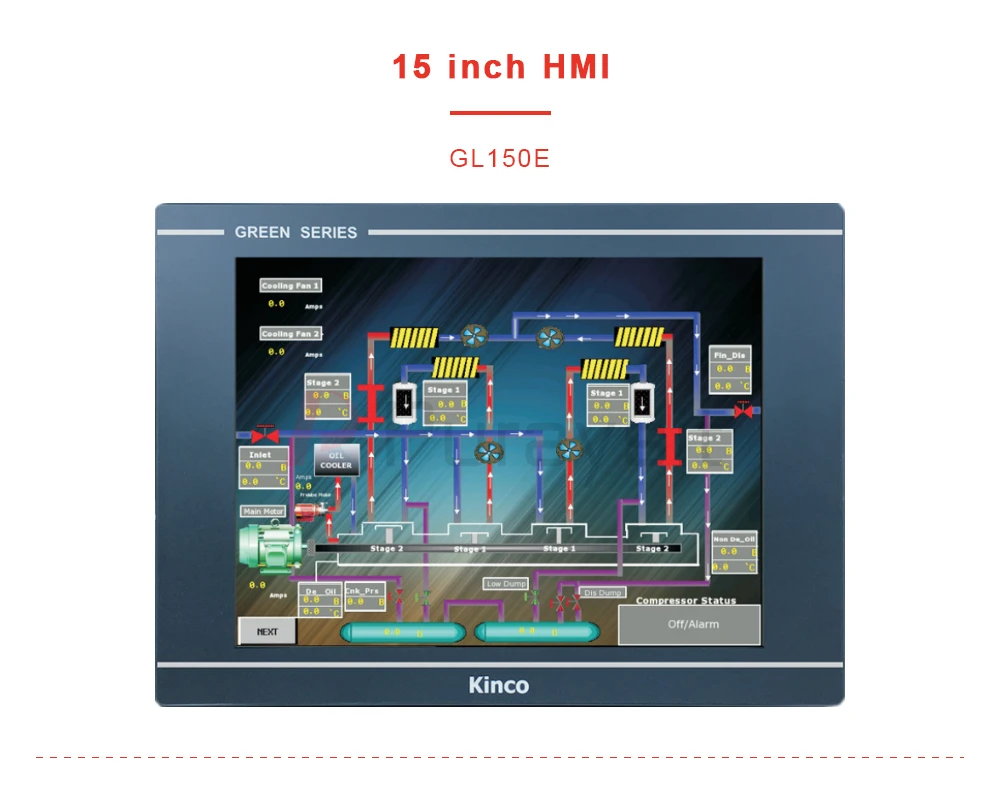 Kinco Gl150e Hmi 15 Inch Touch Screen Ethernet Usb Host New Human ...