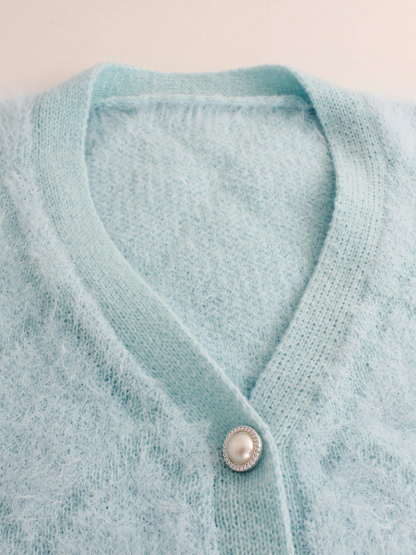 Cross-Border Foreign Trade Sweater for Women V-Neck Long Sleeve